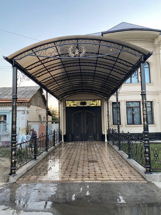 Навес, Решотка, Перила, Ограждения, Лексан. Металлоконструкция