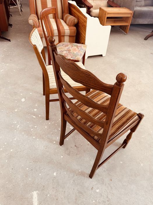 Винтидж дървени столове – Mid-Century Modern / Scandinavian / Country
