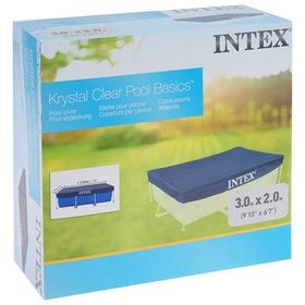 Intex. Тент чехол для каркасного бассейна  300х200см   28038