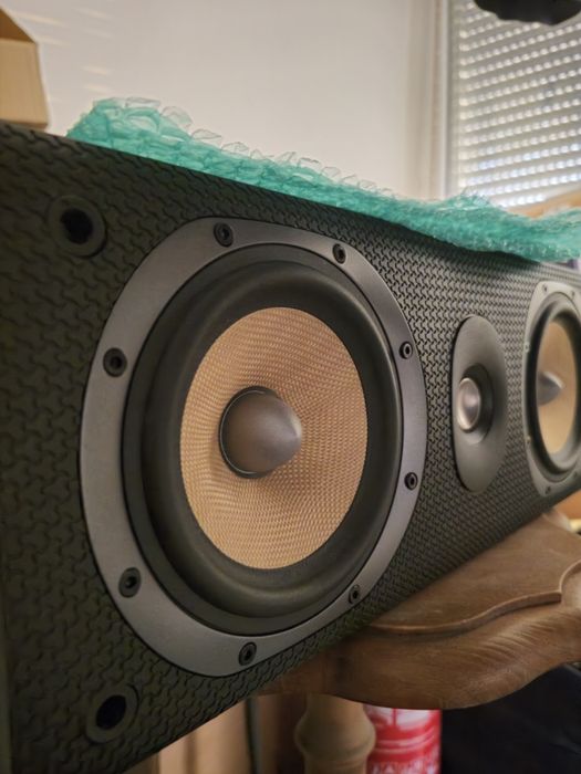 Boxă centrală B&W LCR60 S3, Tweeter defect!  fără grile.