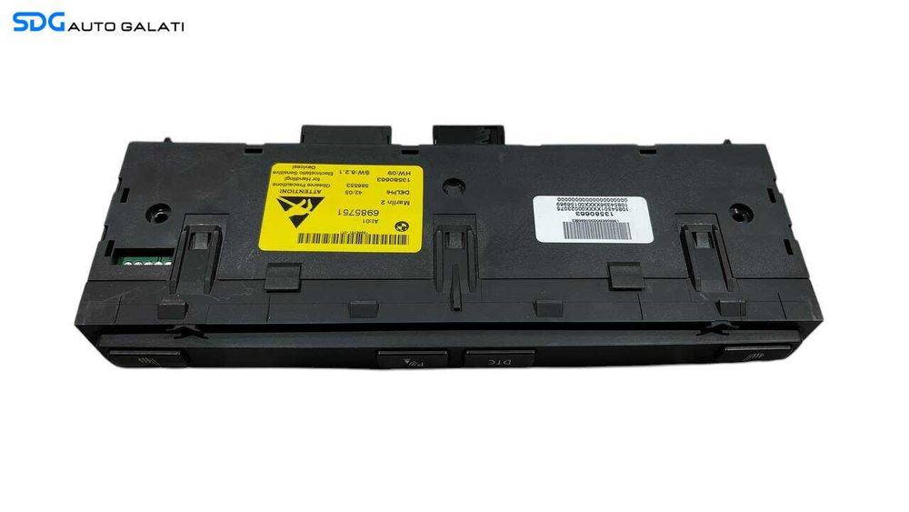 Panou Consola Buton Butoane Incalzire Scaun Scaune DTC Senzori Parcare BMW Seria 5 E60 E61 2003 - 2010 Cod 6985751 [L5973]