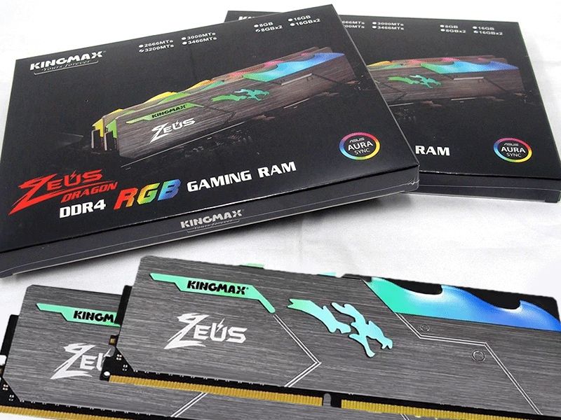 RAM KINGMAX DDR4, 32GB ( 16X2 ) 4133MHz CL19