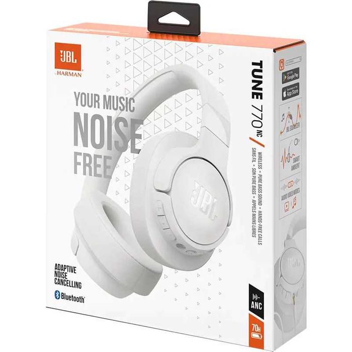 Casti JBL Tune 770NC Bluetooth On-ear Microfon NC sigilat Garantie Nou