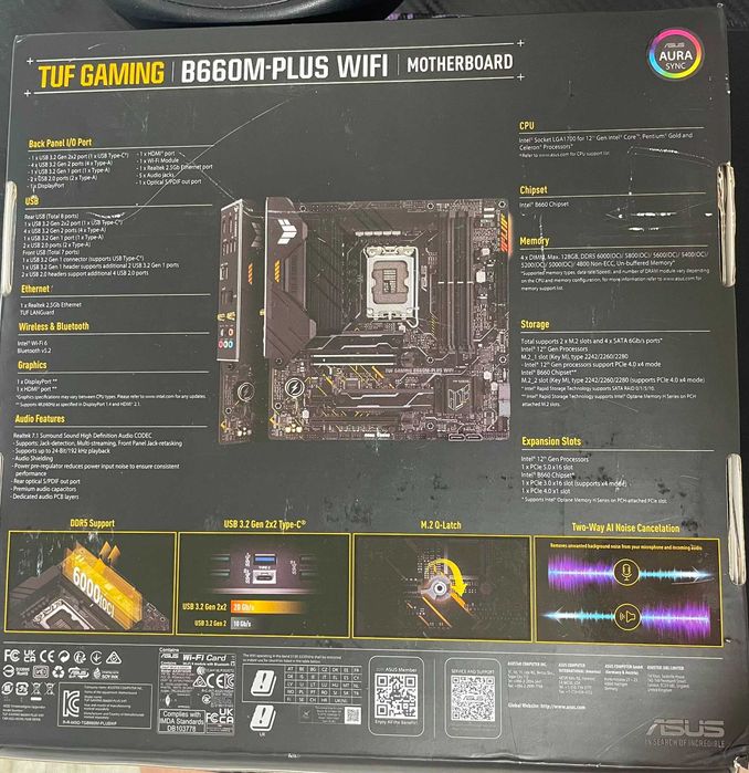 kit intel i5 14600k + b660m ddr5 asus tuf gaming plus wi-fi ( Ambele in GARANTIE )