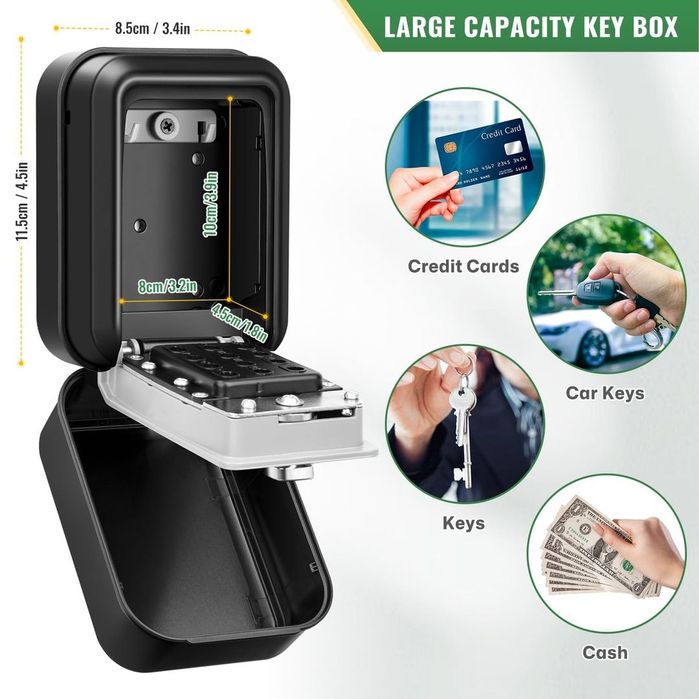 Cutie Chei cu cifru parola lockbox - nou!