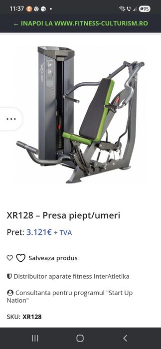 Echipamente sală de fitness