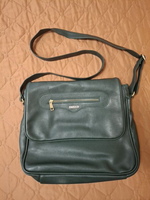 Дамска чанта, зелена