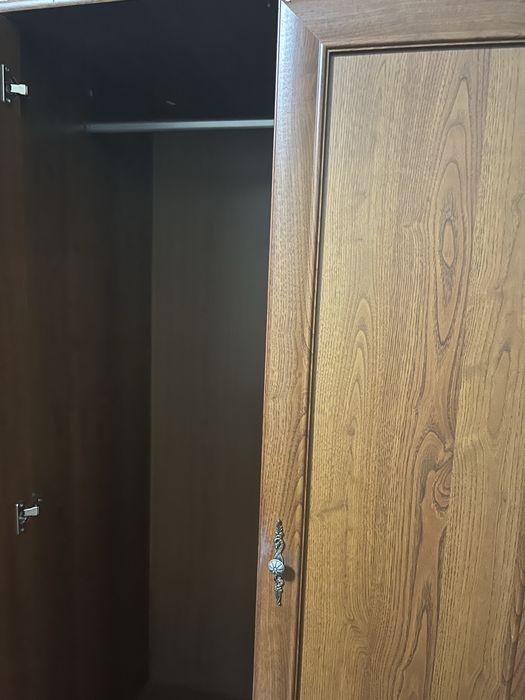 Распашной шкаф, чистое дерево