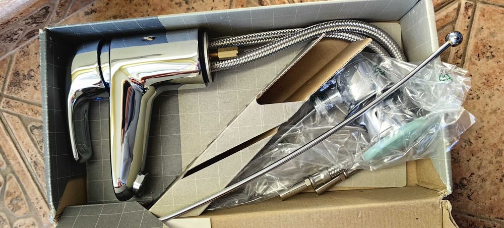 смесител мивка hansgrohe Metris chrome хром