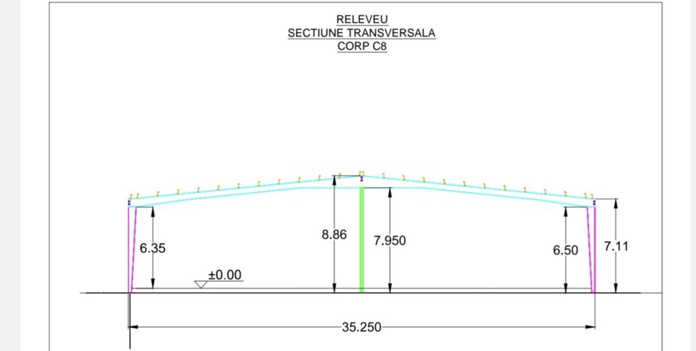 Vand Hala industriala 4080mp ,folosita