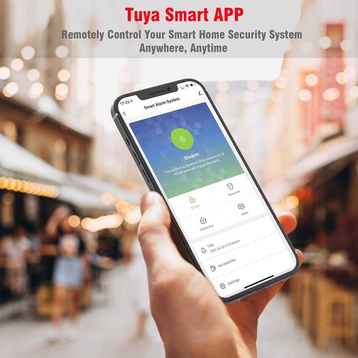 Домашна алармена система с WiF от 9 части, работи с Alexa и Google