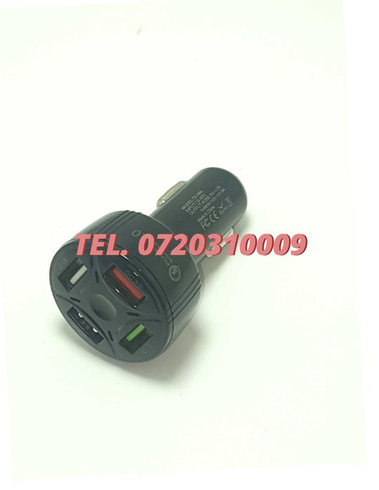 Superfastcharge Incarcator Auto Cu Patru Porturi Usb Partycharge