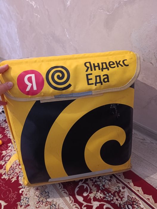 Яндекс курьерский рюкзак, сумка