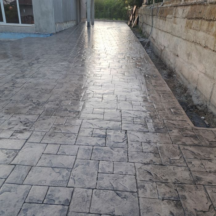 Щампован бетон!!