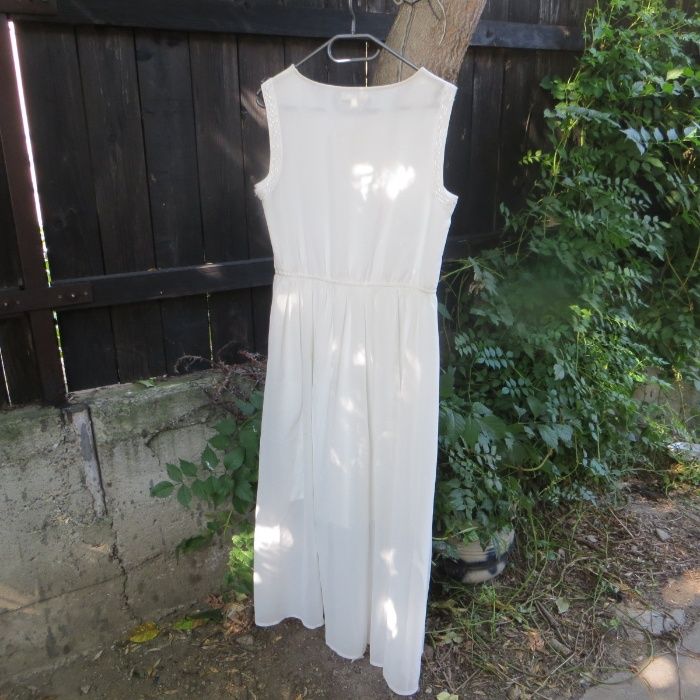 Rochie lunga Koton masura 40 / M culoare alb
