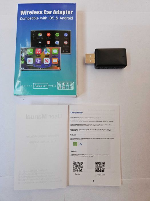 Adaptor Carplay, Android  Auto WiFi,Nou.