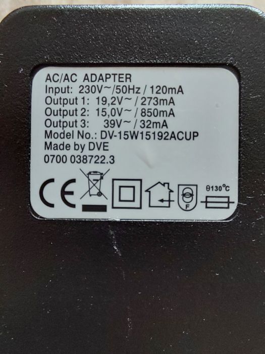 Захранващ AC/AC адаптер DV-15W15192ACUP за тел. централа Eumex 401 402