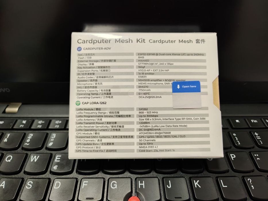 Kit Lora cardputer mesh kit pentru meshtastic esp32-s3 vorbește gratis