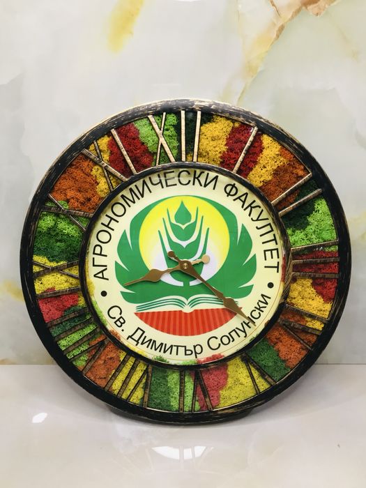 Часовник със скандинавски мъх