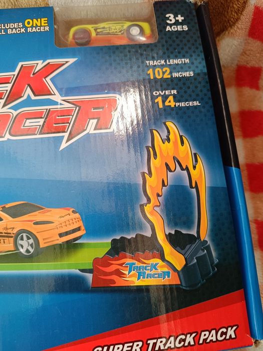 Puzzle Cars 4 în 1+ circuit mașinuță cadou