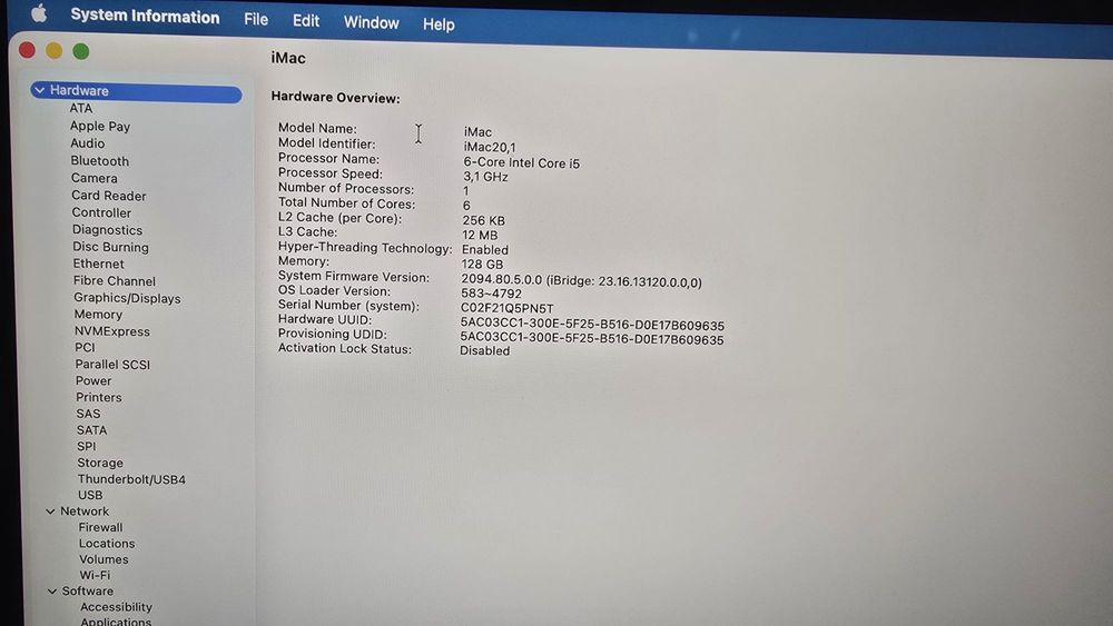 iMac retina 5 K, 27 inch