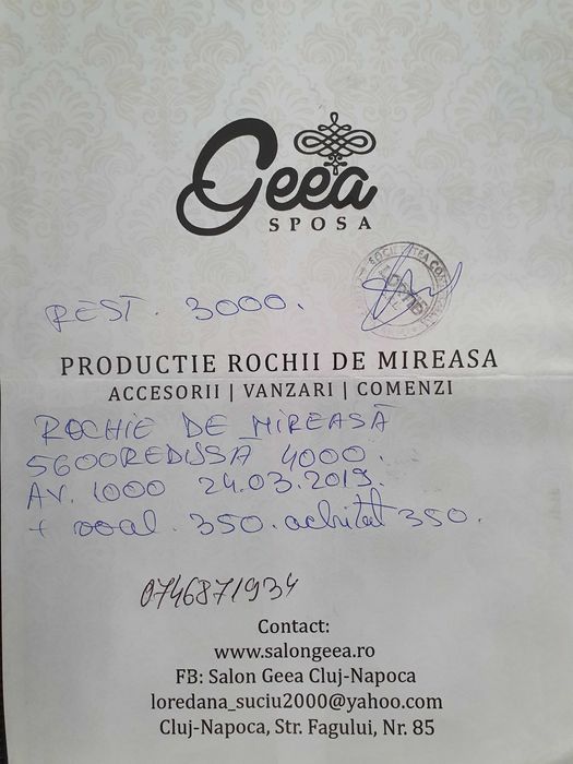 Rochie mireasa Geea Sposa Jasmine