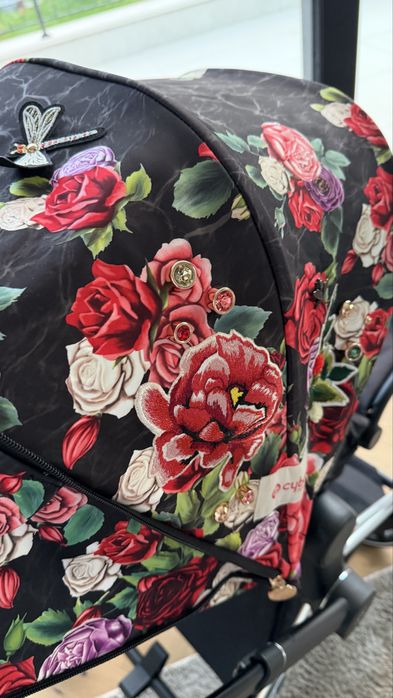 Cybex количка  Priam Fashion Spring Blossom Dark