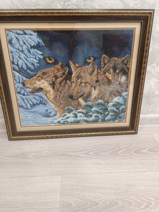 Картина вышитая крестом