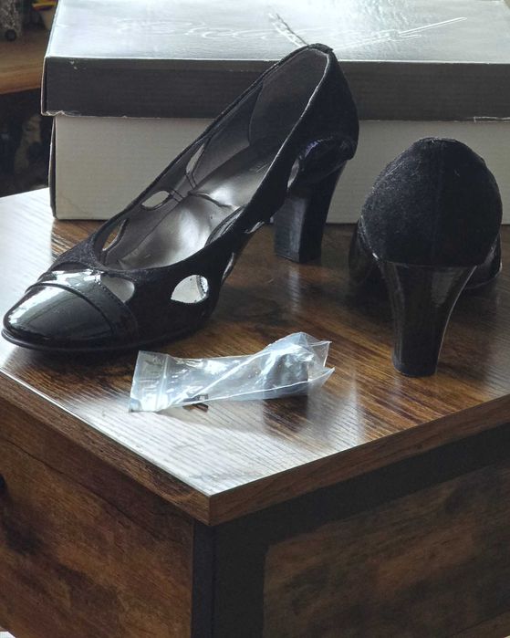 Pantofi Bratex - piele naturala