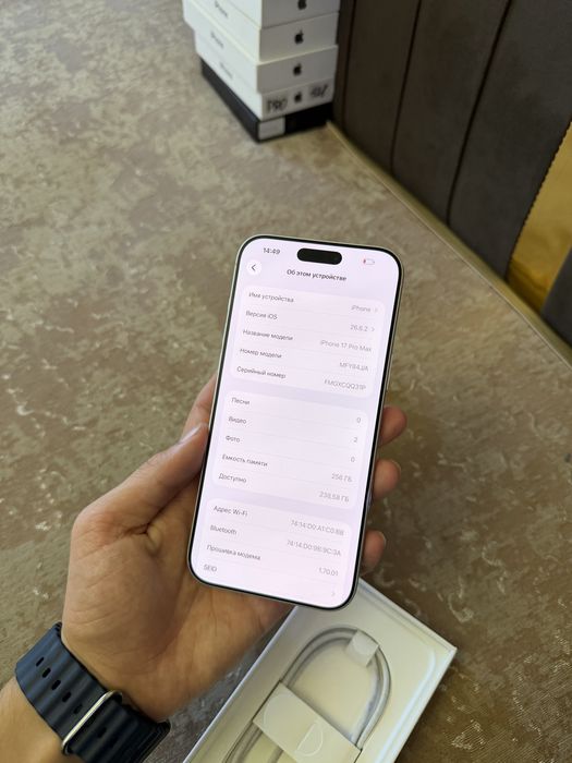 iPhone 17 Pro Max 256GB 100%
