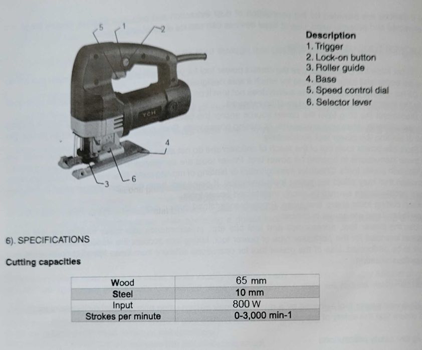 Продаю новый Электролобзик TCH 7610