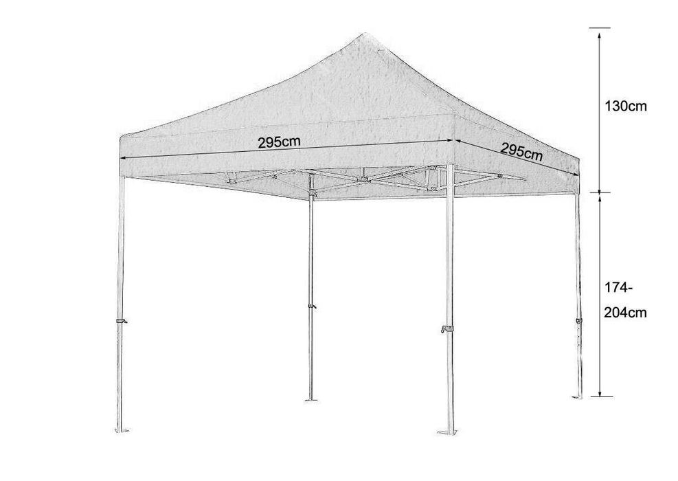 Cort Pliant Model Profesional 3x3 m