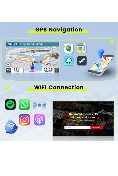 Navigaţie 1G + 32G Fiat Punto/Linea