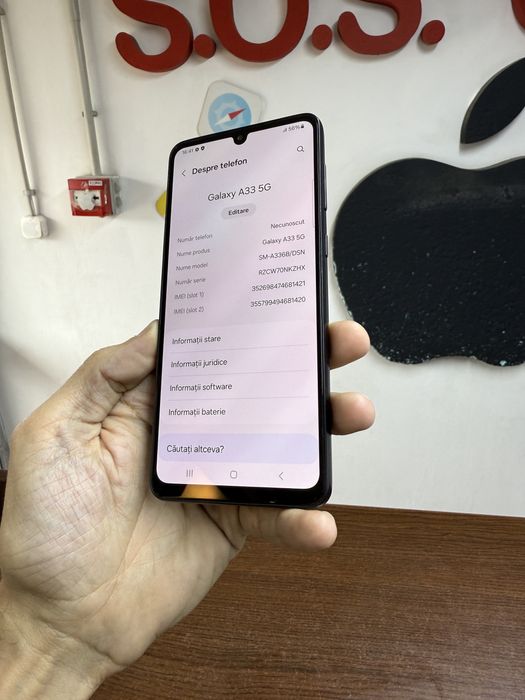 Vand Samsung A33 5G black