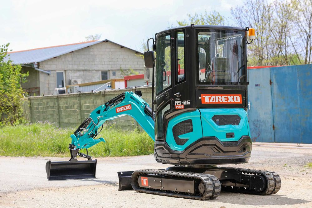 Мини багер TAREXO MS-26 PLUS гаранция