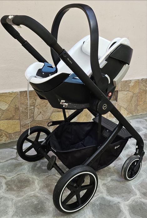 Set Complet Cybex Balios S 3 în 1 + Bază ISOFIX + Kid Board