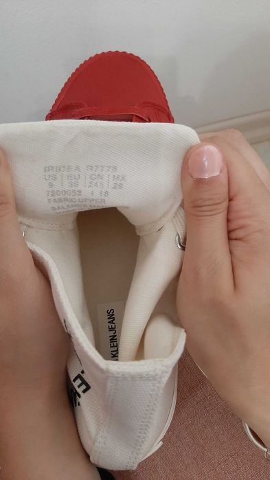 Calvin Klein Jeans високи кецове 39 номер