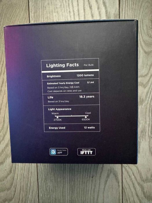 Becuri LED RGBWW  Govee Smart E27/12W/230V 2700-6500K Wi-Fi 1200lumeni