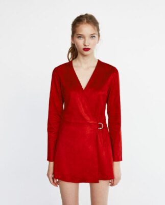 Велурен гащеризон Zara, XS размер