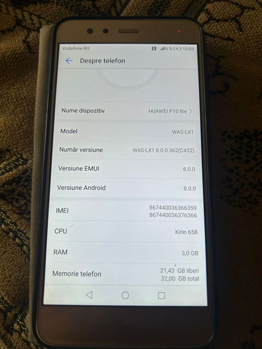 Huawei P10 Lite gold