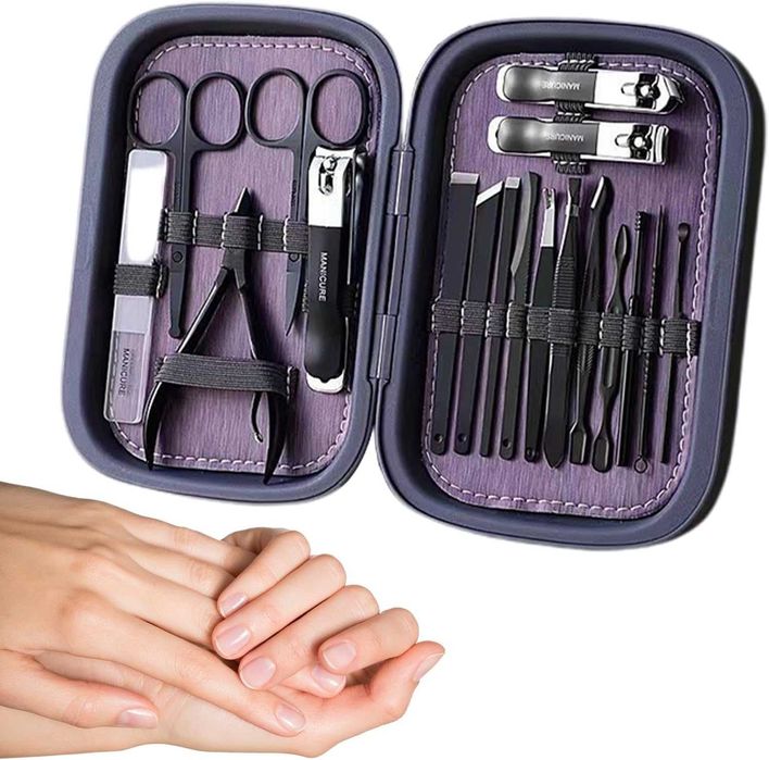 Премиум комплект за маникюр – 18 части, елегантен и изискан