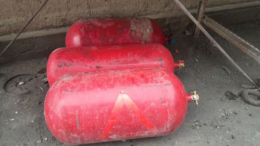 Gaz balonlar metan propan