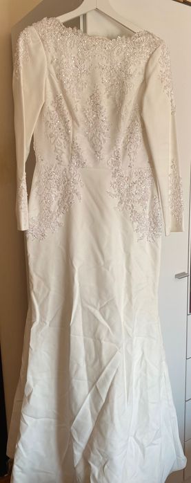 Rochie mireasă alb unt/ivoire, brand Style Up by Luminița Ungureanu