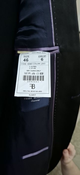 Костюм мужской Frank Bernhard как новый kastyum yangiday brendoviy