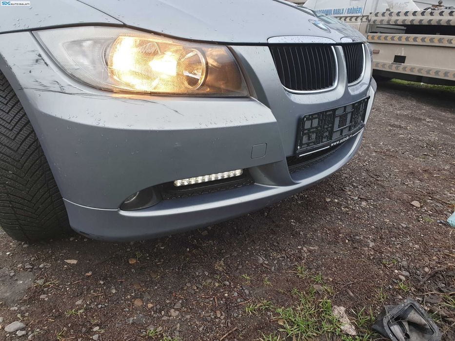 Bara Spoiler Fata cu Imperfectiuni BMW Seria 3 E90 E91 NFL Non Facelift 2004 - 2007 Culoare A34 Arktis Metallic [K9272]