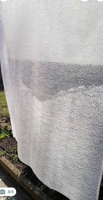 Завеси бели прозрачни пердета