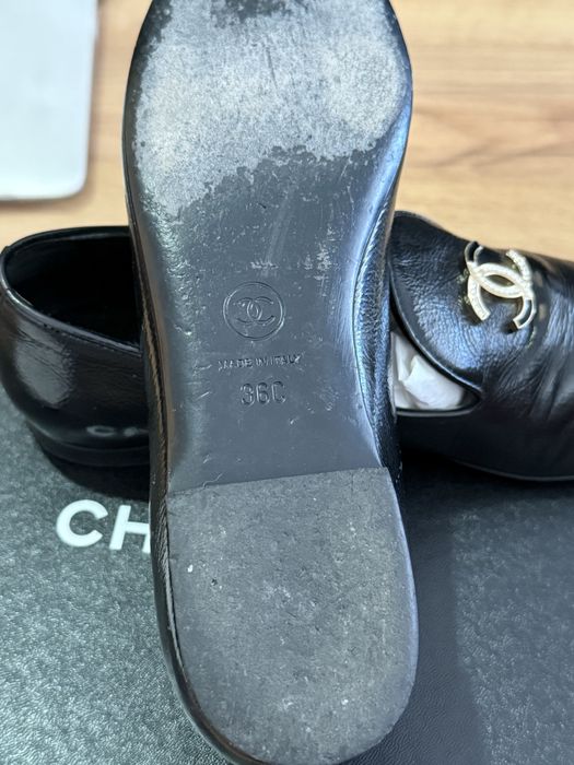 Mocasini Chanel, lungime talpa 24,5 cm