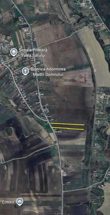 Teren de vânzare – 19.201 mp –  Valea Satului, com. Grajduri, Iași