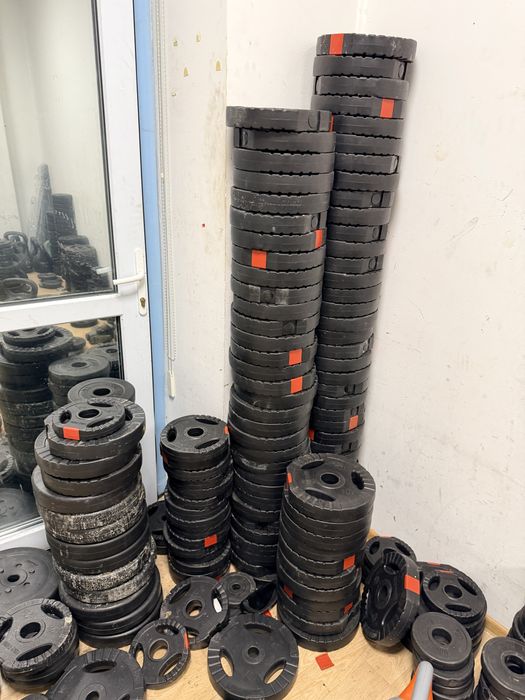 Discuri pt. Haltera Olimpice gaura 50 mm. 5 kg.2,5 kg.1,25 kg, Oferta