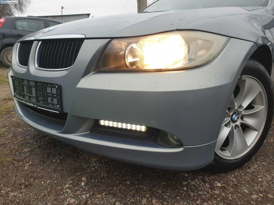 Bara Spoiler Fata cu Imperfectiuni BMW Seria 3 E90 E91 NFL Non Facelift 2004 - 2007 Culoare A34 Arktis Metallic [K9272]